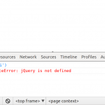 jQuery is not defined